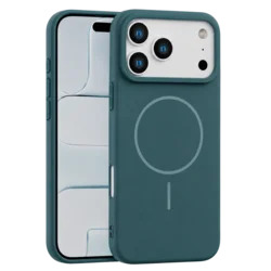 Rigid Silicone MagSafe maska za iPhone 17 Pro – zelena