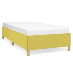 Vidaxl Posteljni okvir zelen 90x190 cm blago