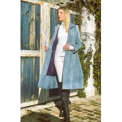 BOUCLÉ MODA Ženski kaput Azur, Plavi