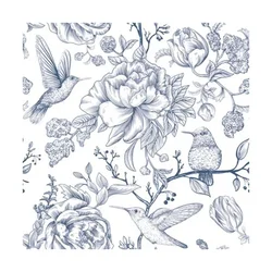 Fauna in flora Decoupage prtički