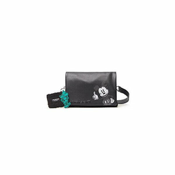 Desigual crna crossbody torbica Mickey Dortmund Flap