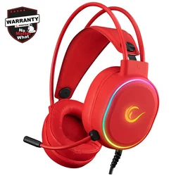 Slušalice žične gaming Rampage ROGUE RGB crvene 35132