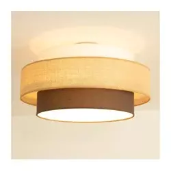 Brilagi - Plafonska svetiljka RESNA 1xE27/60W/230V prečnik 40 cm bež/crna