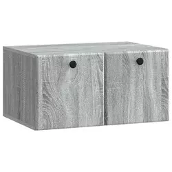 TV ormar za zid 59,5 x 41 x 30 cm Siva Sonoma Konstruirano drvo