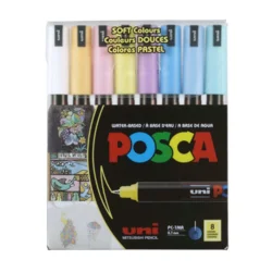 Posca Set Markera PC-1MR 8/1 Pastelne Boje