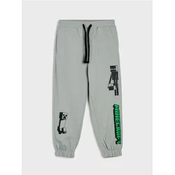 Sinsay - Oversize jogger trenerke Minecraft - antracit