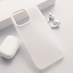 Maska Electro Glow Frame za iPhone 16 bela