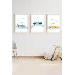 Wallity Uramljena slika Huhu151, 35x50 cm , 3 dela