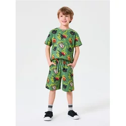 Sinsay - Kratke pantalone How to train your dragon - green spruce