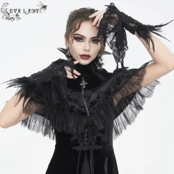 Rokavice DEVIL FASHION - Black Gothic - EGE00201