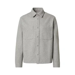 DAN FOX APPAREL Srajca Ali  svetlo siva