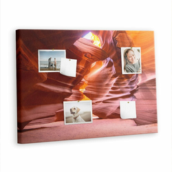 tulup.si Plutovinasta tabla Antelope canyon 100x70 cm Kovinski zatiči