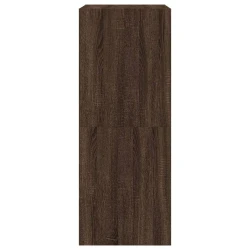 Ormarić za cipele s 2 ladice smeđa boja hrasta 60 x 42 x 108 cm