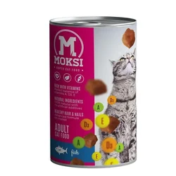 Moksi konzerva za mačke sa ribom 415g