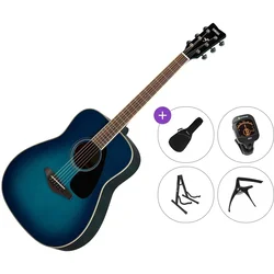 Yamaha FG820 SB II Premium SET Sunset Blue Akustična kitara