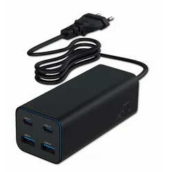 Gembird TA-UC-2A2C-PD100-01-BK 4-port 100W GaN USB PowerDelivery brzi punjac