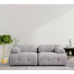 ATELIER DEL SOFA Sofa dvosed Petite 2 Light Grey