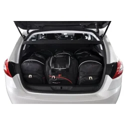 KJUST Komplet 4 kosov potovalnih torb SPORT za PEUGEOT 308 HATCHBACK 2013+