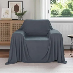 Pokrivači za bacanje 6 pcs Tamno siva 210 x 140 cm Runo