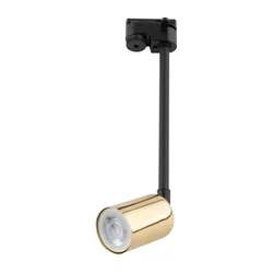 Luster na stalku za šinski sistem TOP 1xGU10/10W/230V zlatna/crna