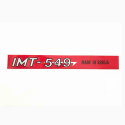 CAR 888 ACCESSORIES Nalepnica Imt 549 velika crvena