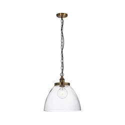 Endon 102926 - Luster na lancu HANSEN 1xE27/10W/230V mesing