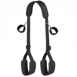Adam i Eva BDSM Bondage set: kaiš za vezivanje, vrat-ruke, Crni