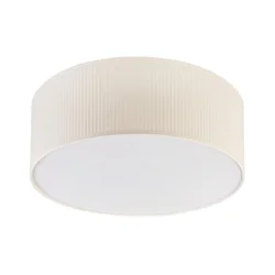 Stropna svetiljka SIRJA PLISADO 2xE27/15W/230V prečnika 35 cm, krem boje