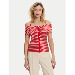 Morgan Bluza 241-DROPEZ Rdeča Slim Fit