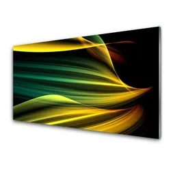 tulup.si Slika na steklu Abstrakcija graphics 120x60 cm 4 obešalnika
