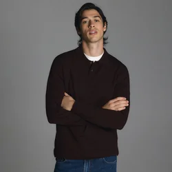 Reserved - Vunene polo džemper