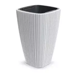 Prosperplast Saksija Oro DHOS 300, Kvadratna, Bela