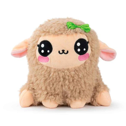 KAWAII Ovčka rjava plišasta igrača 22cm