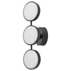 KABOMBA LED zidna lampa, podesivog intenziteta matirano/crna, 47x14 cm