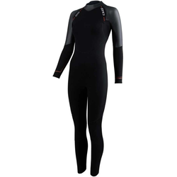 Zone3 womens active-flex wetsuit black/orange m/l