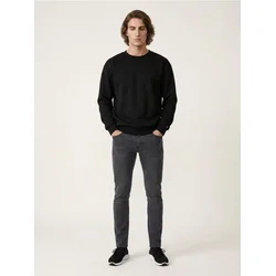 Sinsay - Basic crewneck duks sa dodatkom pamuka - crno