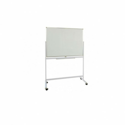 Magnetna tabla bela okretna 90x120cm DVOSTRANA