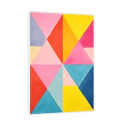 Canvas Slika na platnu Zapanjujući mozaik, 60x90 cm, Sa ramom, Bela