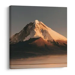 Slika veličastna gora nad meglo - 70x70