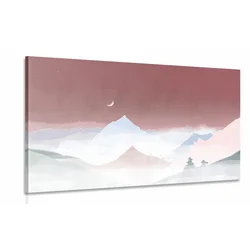 Slika pastelna noč - 90x60
