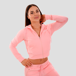GymBeam Ženski duks TRN Zip-Up Pink
