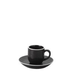 Mocca set 12 kosov — Elements Yin & Yang black - W0226