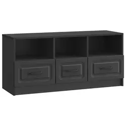 TV ormar s ladicama Crna 102 x 34,5 x 47 cm Konstruirano drvo