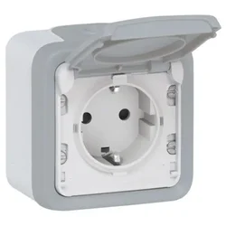 69733 VTIČNICA 2P+E/16A/250V IP55 N/Ž PLEXO LE069733