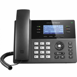 Grandstream-USA GXP-1760W Business 6-line/3-SIP VoIP HD WiFi dual-band 2.4/5GHz telefon, LCD 200x80 displej i 2 x UTP porta 10/100Mb/s, 4 x XML + 24