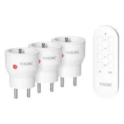 Brezžične vtičnice z daljinskim, 3+1, 2300W