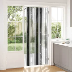 Zavjesa protiv insekata Chenille Siva i crna 90 x 220 cm