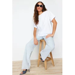 Trendyol Milla Ženska majica TWOSS23TS00040, Bela