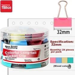 Tango Kancelarijske štipaljke, 32 mm, 24 komada, Višebojne