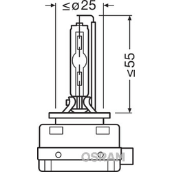 ŽARNICA XSENON D1S OSRAM XENARC NIGHTBREAKER LASER